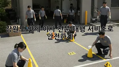 강원도 인제 이사, 전문 대행 서비스로 안전하게!